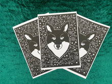 Load image into Gallery viewer, Posters, Prints, &amp; Visual Artwork Botanical Fox Linocut Original A4 Linocut Print Michelle Midwinter