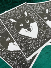 Load image into Gallery viewer, Posters, Prints, &amp; Visual Artwork Botanical Fox Linocut Original A4 Linocut Print Michelle Midwinter