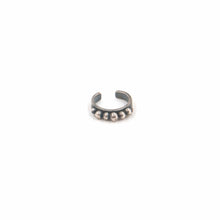 Load image into Gallery viewer, Ear Cuffs Fake Piercing Faux Piercing Chunky Silver Ear Cuff Band Midwinter Hollow