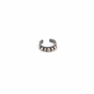 Ear Cuffs Fake Piercing Faux Piercing Chunky Silver Ear Cuff Band Midwinter Hollow