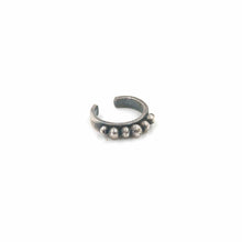 Load image into Gallery viewer, Ear Cuffs Fake Piercing Faux Piercing Chunky Silver Ear Cuff Band Midwinter Hollow