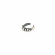 Load image into Gallery viewer, Ear Cuffs Fake Piercing Faux Piercing Chunky Silver Ear Cuff Band Midwinter Hollow