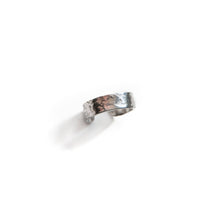 Load image into Gallery viewer, Ear Cuffs Fake Piercing Faux Piercing Textured Silver Ear Cuff Band Midwinter Hollow
