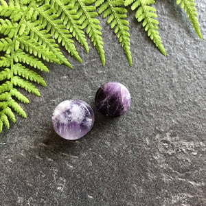 Amethyst Stone Ear Plug, Ear Gauge