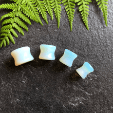 Load image into Gallery viewer, Opalite Stone Ear Plug, Ear Gauge