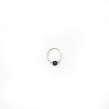 Load image into Gallery viewer, Mismatched Stud Earring Set Black Onyx Hoop &amp; Stud Earring Set Midwinter Hollow
