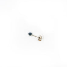 Load image into Gallery viewer, Mismatched Stud Earring Set Black Onyx Hoop &amp; Stud Earring Set Midwinter Hollow