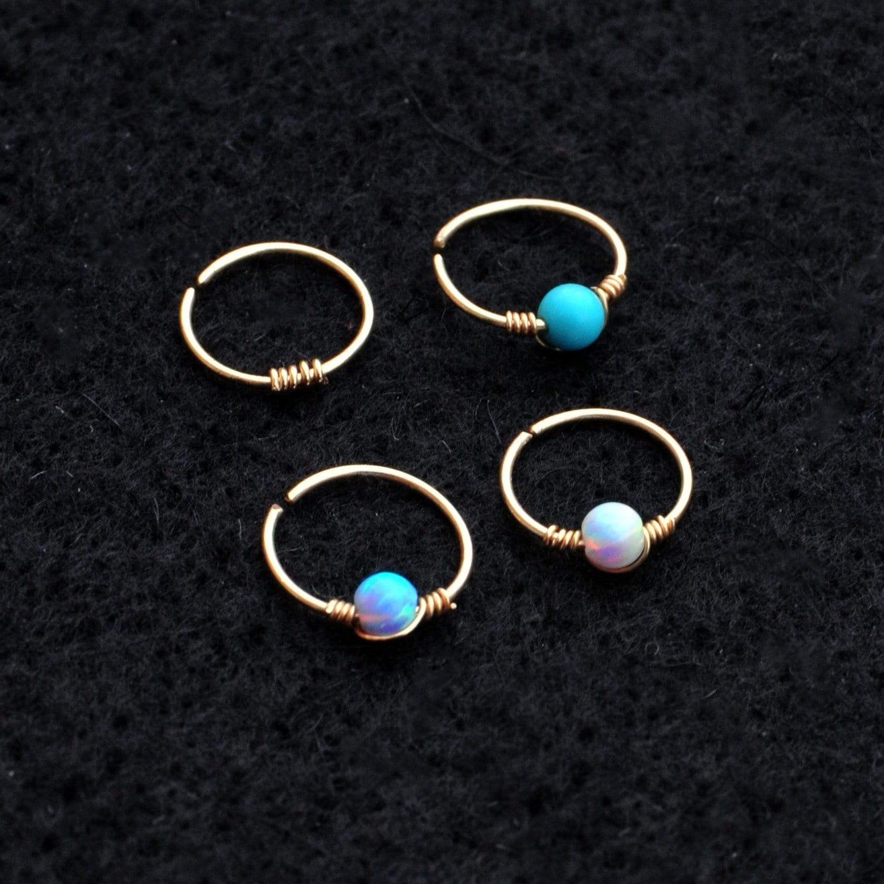 Titanium • Nose Ring, 18G, Septum Ring, Earring, Seamless, Segment Hinged  Hoop • Vital Body Jewelry - Walmart.com