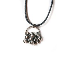 Load image into Gallery viewer, Pendant Organica Silver Sculpture Pendant, Recycled Midwinter Hollow
