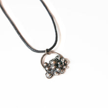 Load image into Gallery viewer, Pendant Organica Silver Sculpture Pendant, Recycled Midwinter Hollow