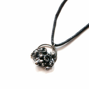 Pendant Organica Silver Sculpture Pendant, Recycled, Organica 4 Midwinter Hollow