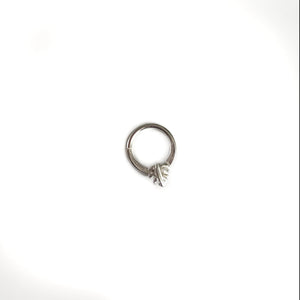 Septum Piercing Rook Piercing Daith Piercing Monstera Leaf Septum Ring - Daith, Rook, Helix Midwinter Hollow