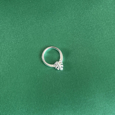 Septum Piercing Rook Piercing Daith Piercing Monstera Leaf Septum Ring - Daith, Rook, Helix Midwinter Hollow