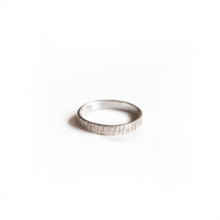 Load image into Gallery viewer, Sterling Silver Ring Bark Textured Ring, Sterling Silver Midwinter Hollow