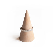 Load image into Gallery viewer, Sterling Silver Ring Bark Textured Ring, Sterling Silver Midwinter Hollow