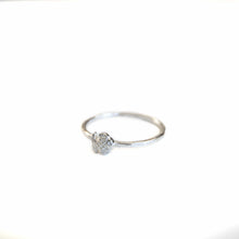 Load image into Gallery viewer, Sterling Silver Ring Fish Stacker Ring, Sterling Silver Hammered Texture Midwinter Hollow