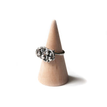 Load image into Gallery viewer, Sterling Silver Ring Organica Bubble Trouble Sculpture Ring, Sterling Silver, Recycled Silver, Wearable Art Midwinter Hollow