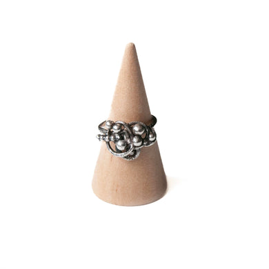 Sterling Silver Ring Organica Orbit Sculpture Ring, Sterling Silver, Recycled Silver, Wearable Art Midwinter Hollow