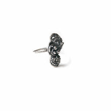 Load image into Gallery viewer, Sterling Silver Ring Organica Skull Sculpture Ring, Sterling Silver, Recycled Silver, Wearable Art Midwinter Hollow