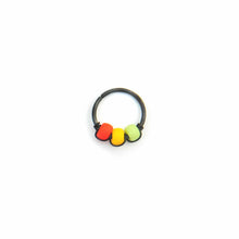 Load image into Gallery viewer, Black Cartilage Rainbow Hoop - Ear, Nose, Cartilage