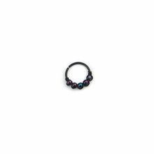 Load image into Gallery viewer, Iridescent Cartilage Piercing - Purple Earring, Green Nose Ring