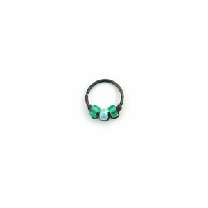 Green Cartilage Hoop - Earring, Nose Ring,