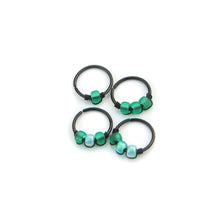 Load image into Gallery viewer, Green Cartilage Hoop - Earring, Nose Ring,