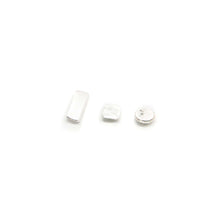 Load image into Gallery viewer, Mismatched Geometric Silver Earring Set - Asymmetrical Stud Earrings