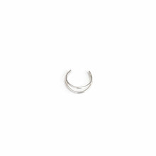 Load image into Gallery viewer, Double Silver Ear Cuff