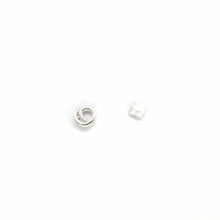 Load image into Gallery viewer, Mismatched Geometric Silver Earring Set - Asymmetrical Stud Earrings, Square, Spiral