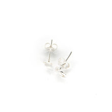 Load image into Gallery viewer, Recycled Square Silver Earring Set - Handmade Stud Earrings, Ecosilver