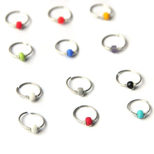 Load image into Gallery viewer, Colourful Bead Nose Ring