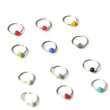 Load image into Gallery viewer, Colourful Bead Nose Ring