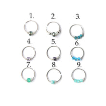 Load image into Gallery viewer, Thin Beaded Nose Ring