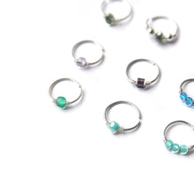 Load image into Gallery viewer, Thin Beaded Nose Ring