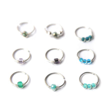Load image into Gallery viewer, Thin Beaded Nose Ring