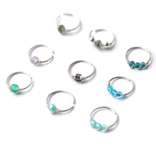 Load image into Gallery viewer, Thin Beaded Nose Ring