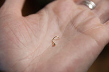 Load image into Gallery viewer, Nose Stud Nose Jewellery Tiny Gold Nose Stud, Plain 9ct Gold Nose Jewellery MidwinterHollow