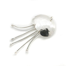 Load image into Gallery viewer, Pendant Silver Reticulated Jellyfish Pendant MidwinterHollow