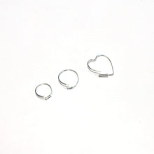 Load image into Gallery viewer, Gay Pride Rainbow Earrings - Cartilage Hoop, Nose Ring