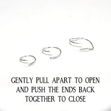 Load image into Gallery viewer, Non Binary Pride Flag Beaded Silver Earrings - Cartilage Hoop, Nose Ring