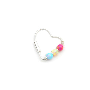 Pan Pride Opal Earrings - Ear, Cartilage Hoop