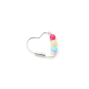 Pan Pride Opal Earrings - Ear, Cartilage Hoop