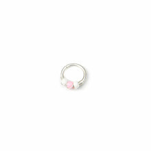 Load image into Gallery viewer, Pink Beaded Hoop - Septum, Rook, Daith, Helix