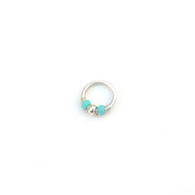 Load image into Gallery viewer, Gold Accent Beaded Hoop - Septum, Rook, Daith, Helix