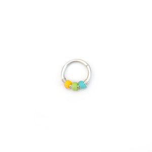 Rainbow Septum Ring - Septum, Rook, Daith, Helix