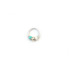 Load image into Gallery viewer, Gold Accent Beaded Hoop - Septum, Rook, Daith, Helix