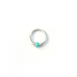 Bright Colour Bead Hoop - Septum, Rook, Daith, Helix