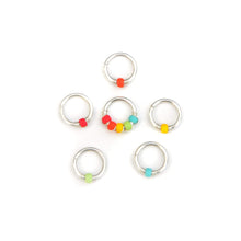 Load image into Gallery viewer, Bright Colour Bead Hoop - Septum, Rook, Daith, Helix