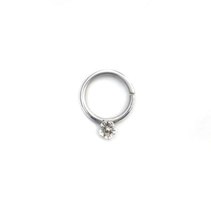 Dainty Flower Septum Ring - Rook, Daith, Helix
